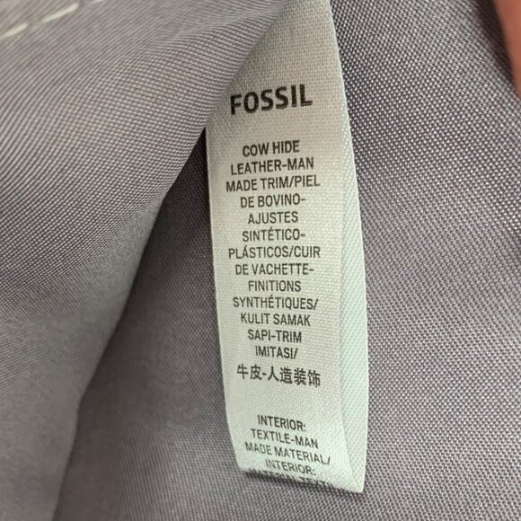 FOSSIL Madison zip clutch wristlet Leather wallet PATCHWORK - Picture 9 of 10